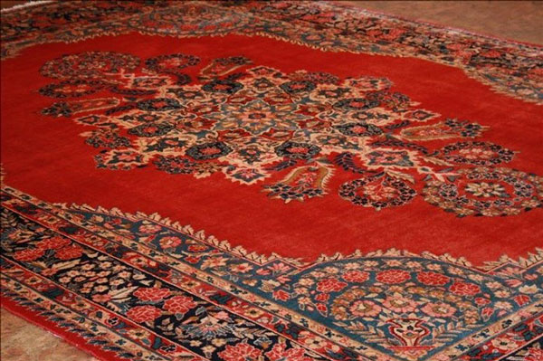common colors of persian carpet